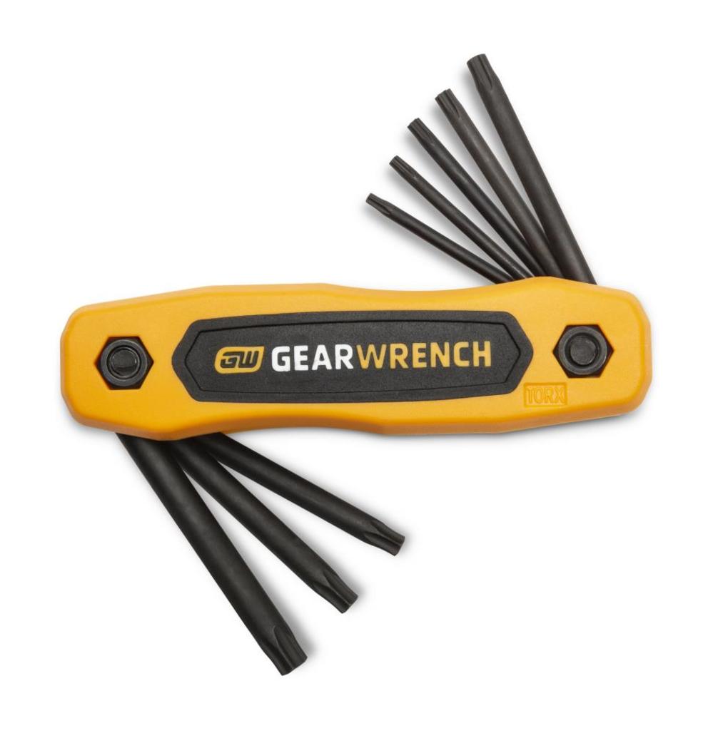 GEARWRENCH Torx Folding Hex Key Set 8pc - Intensery