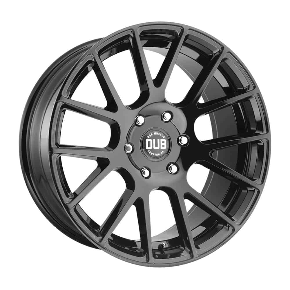 DUB 1PC S205 LUXE S205 22X9.5 6X5.5 GL-BLK 20MM - Intensery