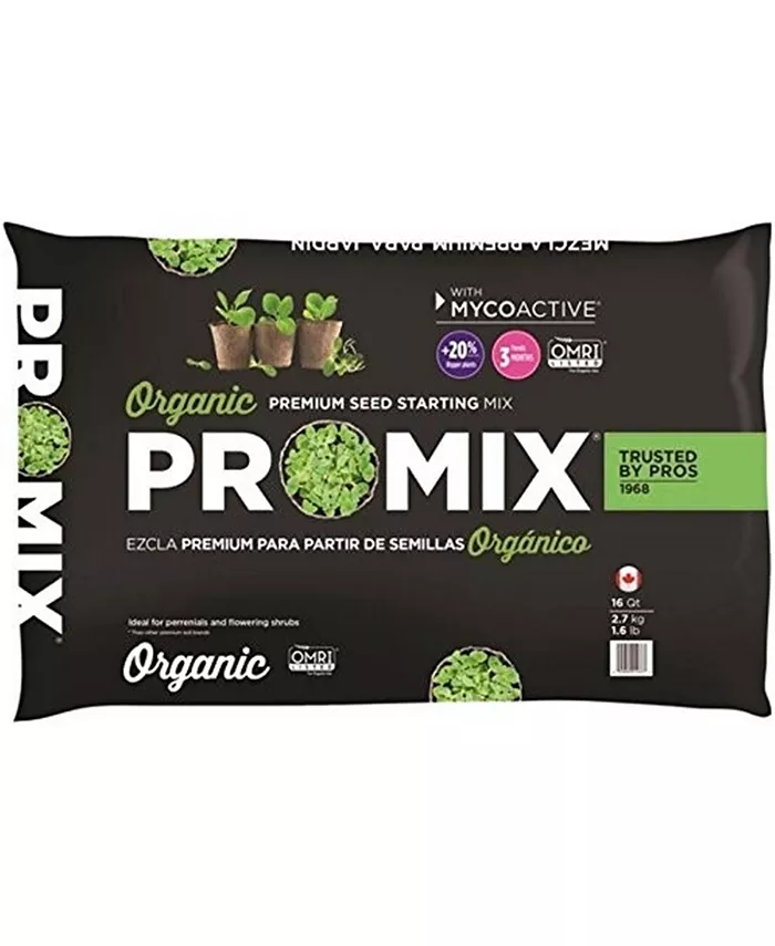 Premier Horticulture Inc PRO-MIX Organic Seed Starting Mix， 16 Quart - Intensery