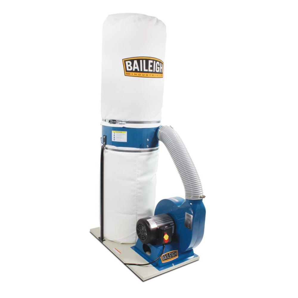 Baileigh DC-1300B Bag Style Dust Collector 110V 1.5HP - Intensery