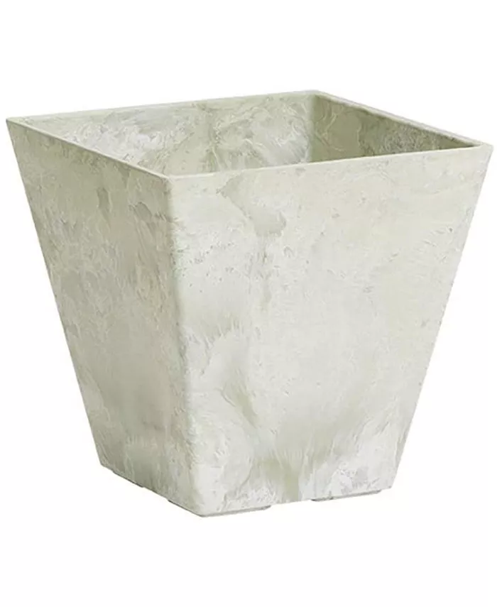Novelty ArtStone 35126 Ella Square Planter  Art Stone Mint 12 Inch - Intensery