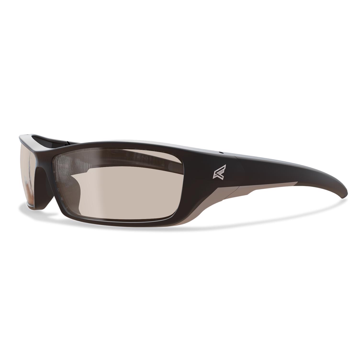 Edge Eyewear Reclus Anti-Reflective Safety Glasses Clear Lens Black Frame 1 pc - Intensery