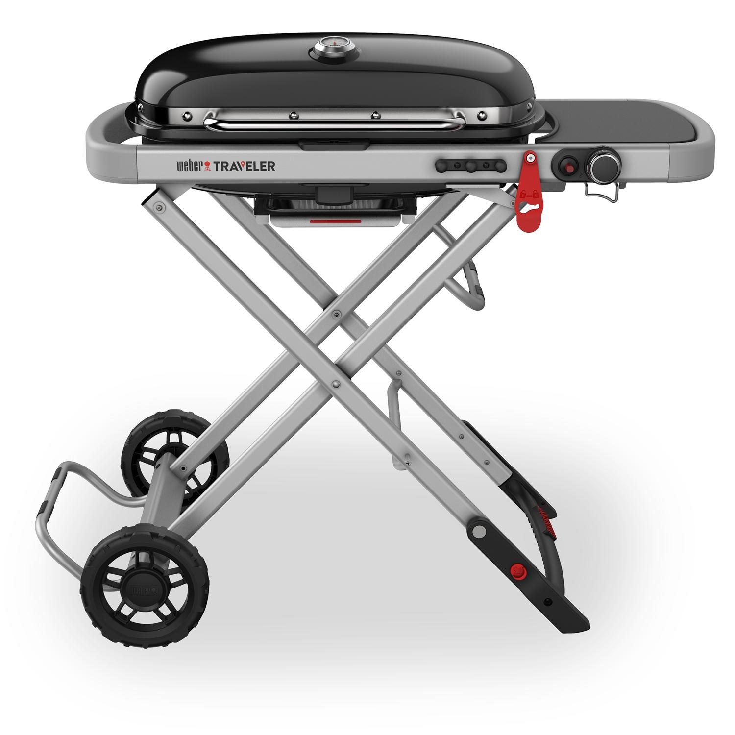 Weber Traveler Portable Propane Grill - Black | 9010001 - Intensery