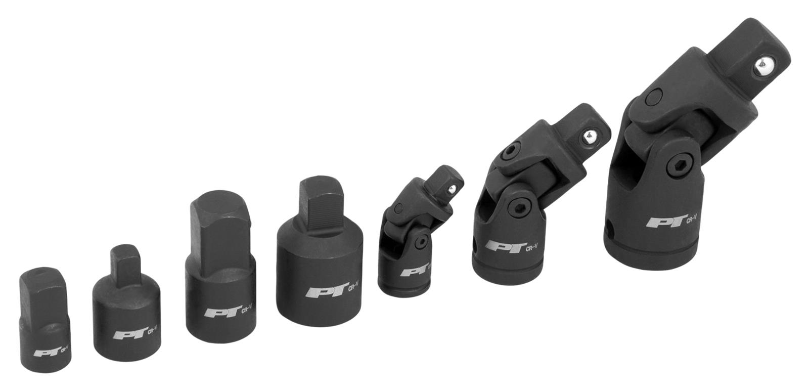 Performance Tool W30937 Performance Tool Mechanics 7-Piece Impact U-Joint and Adapter Socket Sets - Intensery