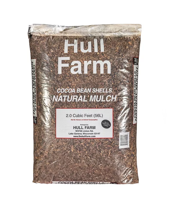 Hull Farm 50150 Cocoa Bean Shell Mulch， 2 Cubic Feet - Intensery