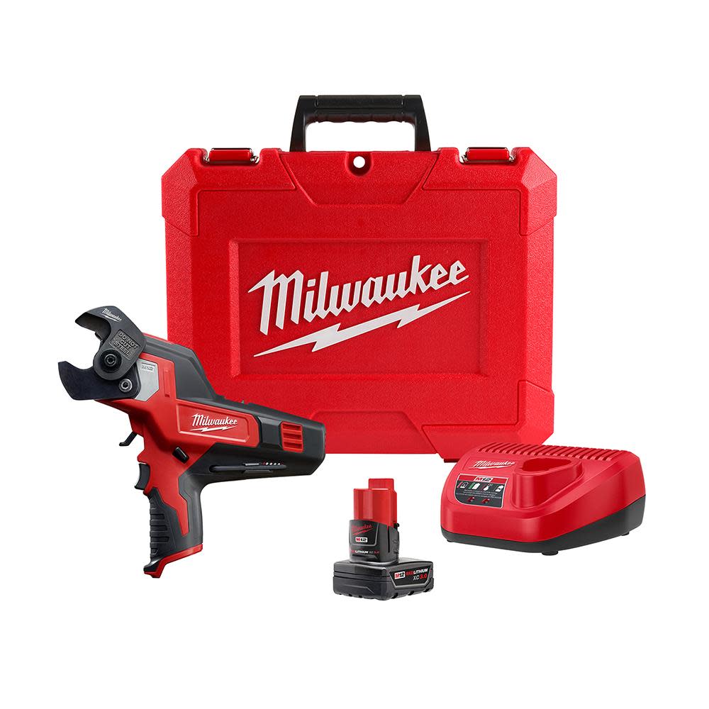 Milwaukee M12 600 MCM Cable Cutter Kit 2472-21XC from Milwaukee - Intensery