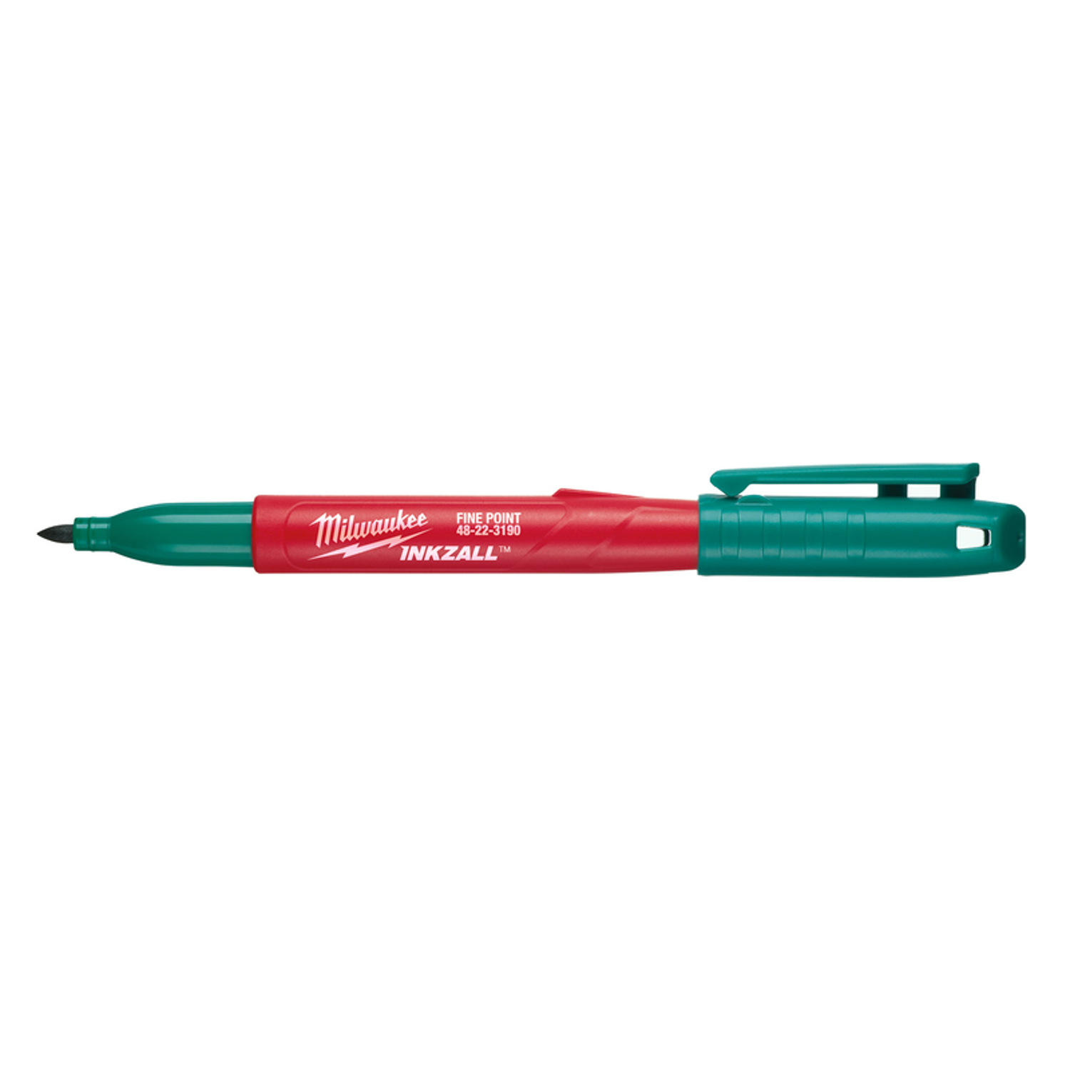 Milwaukee INKZALL Green Fine Tip Permanent Marker 1 pk - Intensery