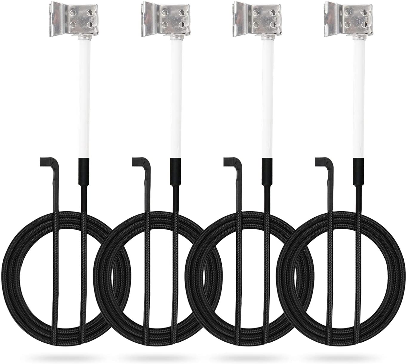 Grill Ignitor Wire Kit & Ignition Electrode Replacement Parts for Nexgrill 720-0925, 720-0925P 4 Burner Grills - Intensery
