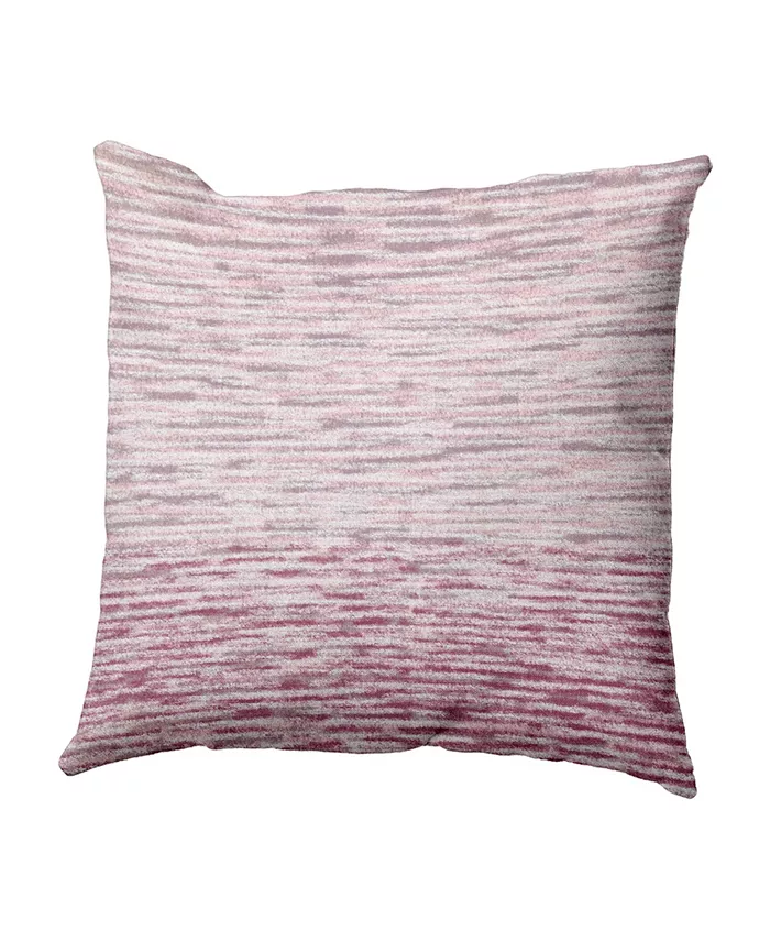 E by Design Ocean View 16 Inch Light Purple and Purple Decorative Geometric Throw Pillow - Intensery