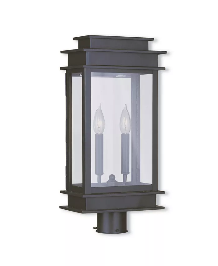Livex Princeton 2-Light Large Outdoor Post Lantern - Intensery