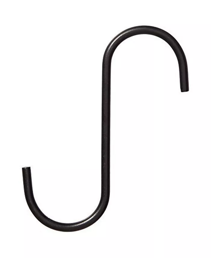 The Hookery Hookery GH06 Metal S Extension Hook， Black 6” - Intensery
