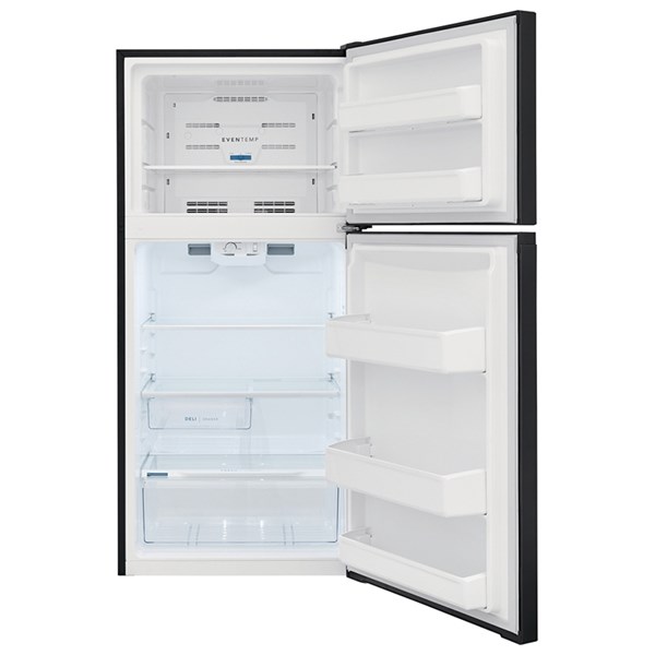 13.9 cu ft Top Freezer Black Refrigerator - Intensery