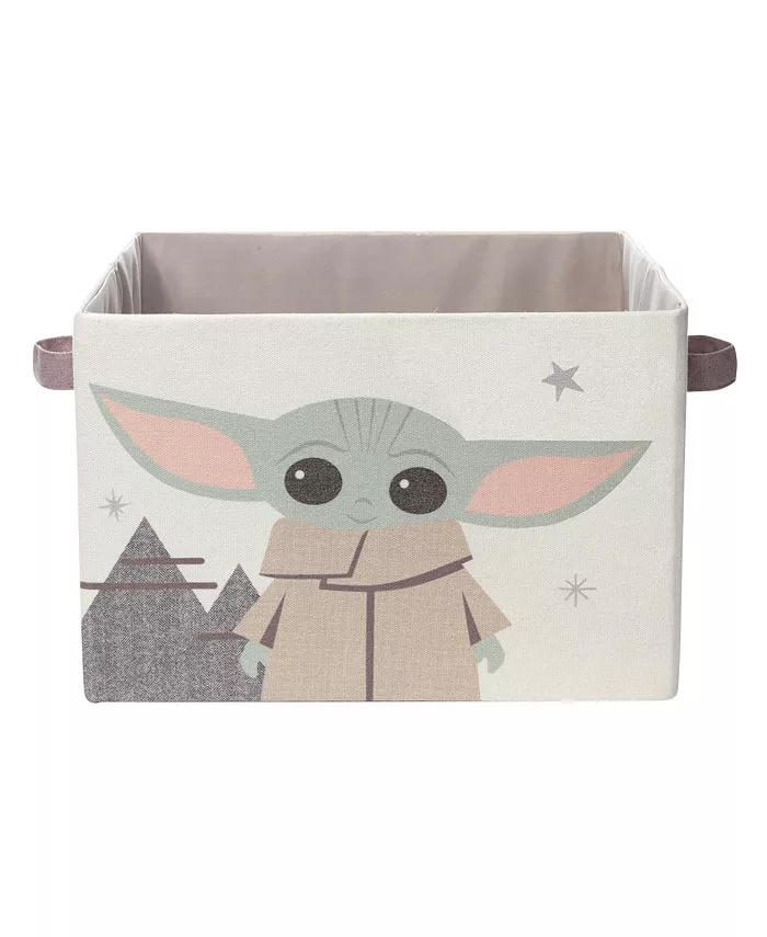 Lambs Ivy Star Wars The Child Baby Yoda Foldable Collapsible Storage Bin Basket - Intensery