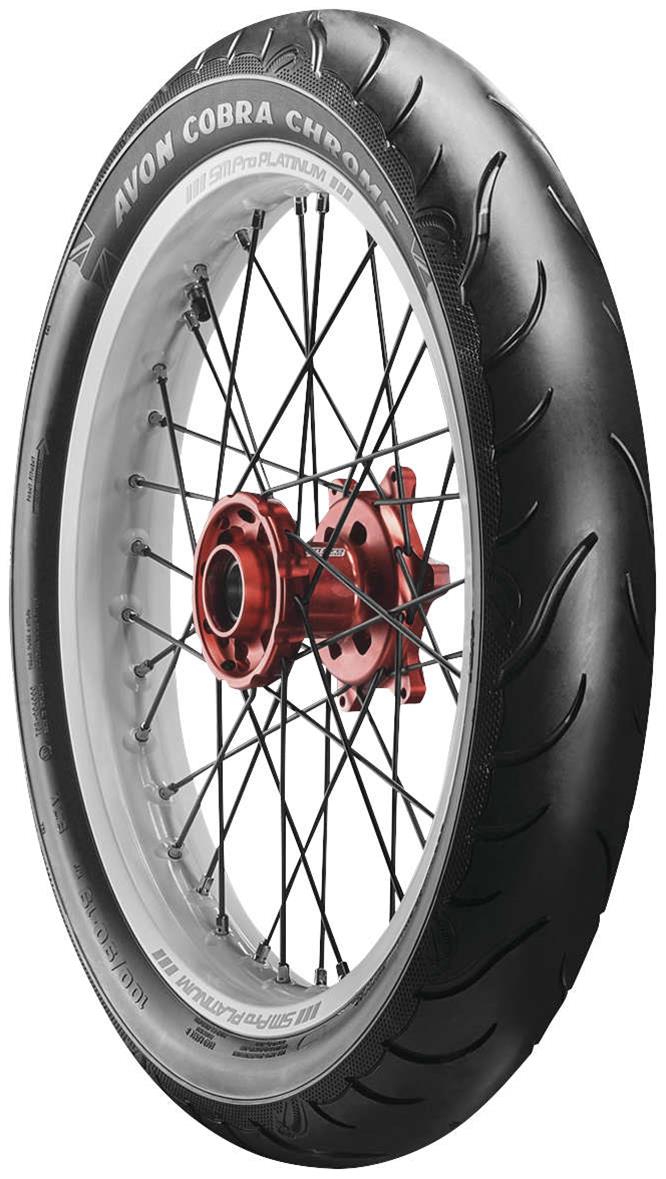 Avon Tyres 4120310 Avon Cobra Chrome Trike Tires - Intensery