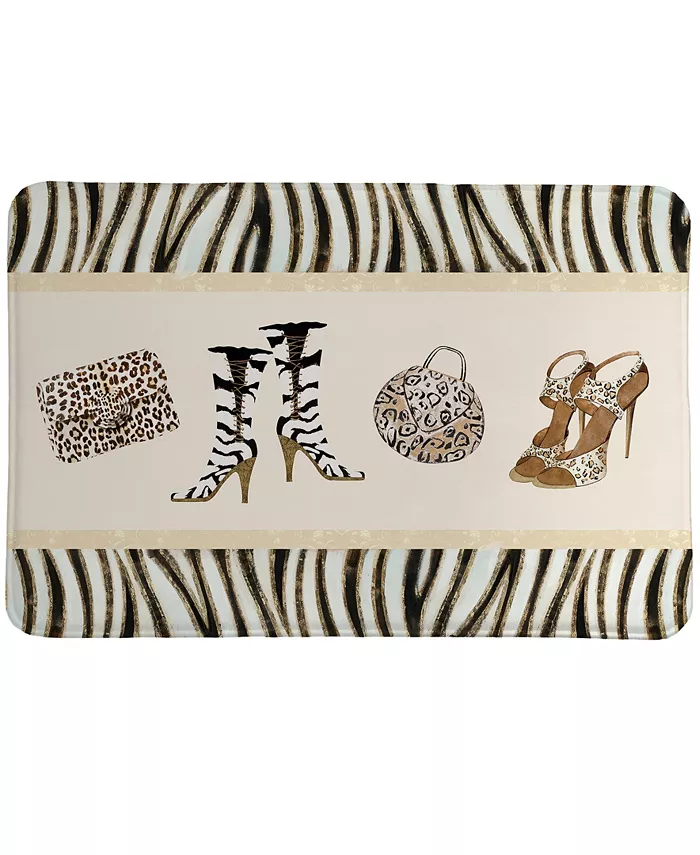 Laural Home Wild for Fashion Memory Foam Bath Rug - Intensery