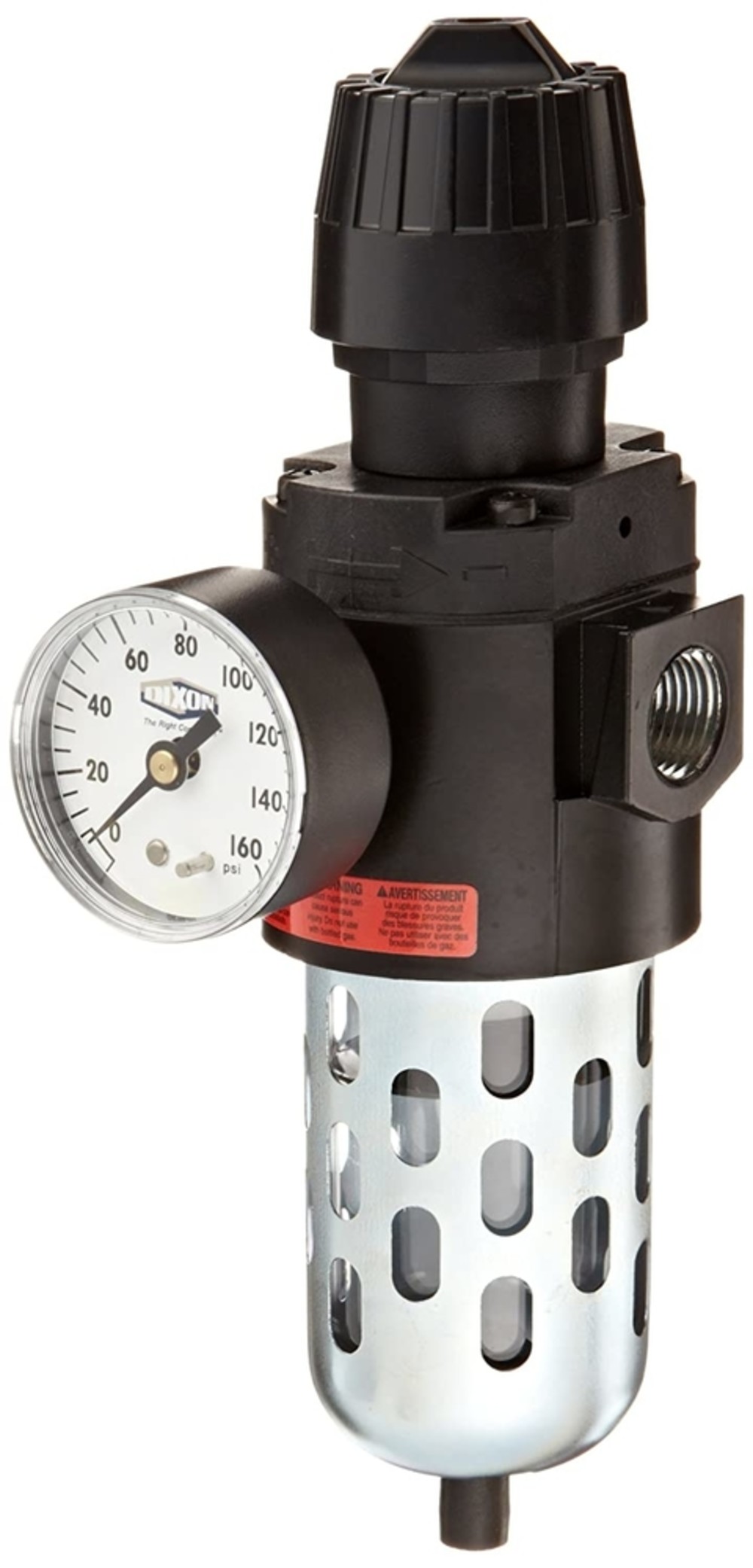 CB6 Compact Filter/Regulator， Manual Transparent Bowl with Guard， 70 SCFM， 1/2 - Intensery