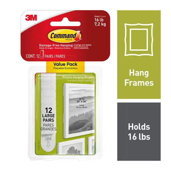3M Large Picture Hanging Strips - Intensery