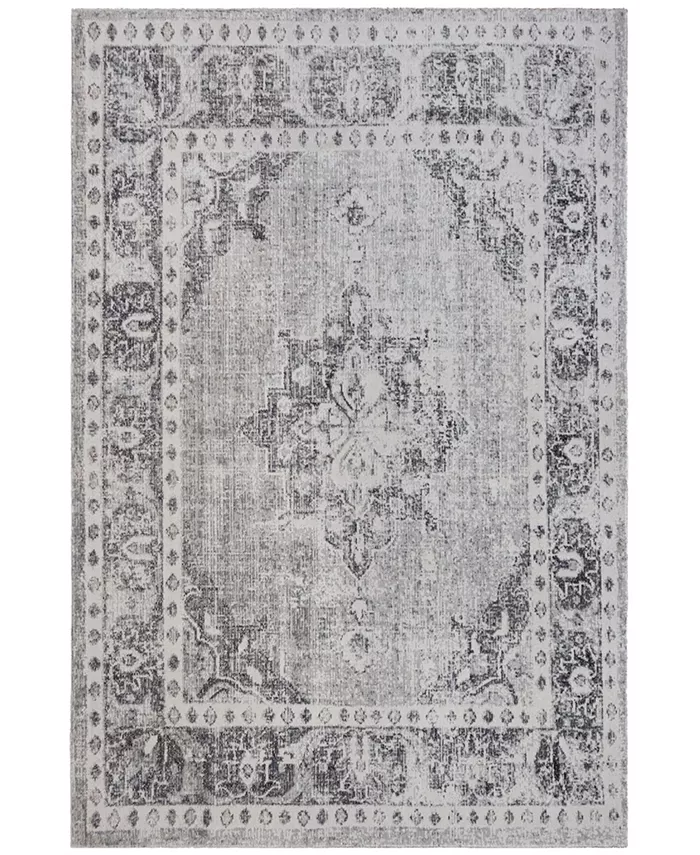 Safavieh Montage Gray and Ivory 3' x 5' Outdoor Area Rug - Intensery
