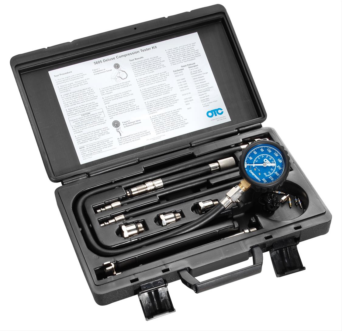 OTC Tools 5605 OTC Deluxe Compression Tester Kits - Intensery