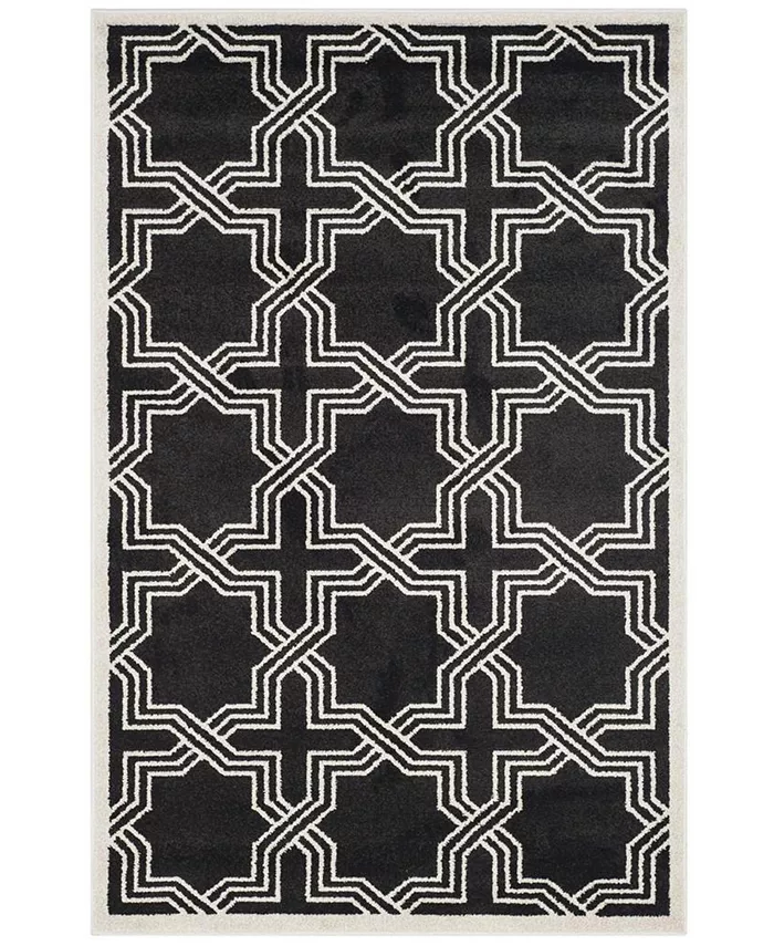 Safavieh Amherst 413 Anthracite and Ivory Area Rug Collection - Intensery