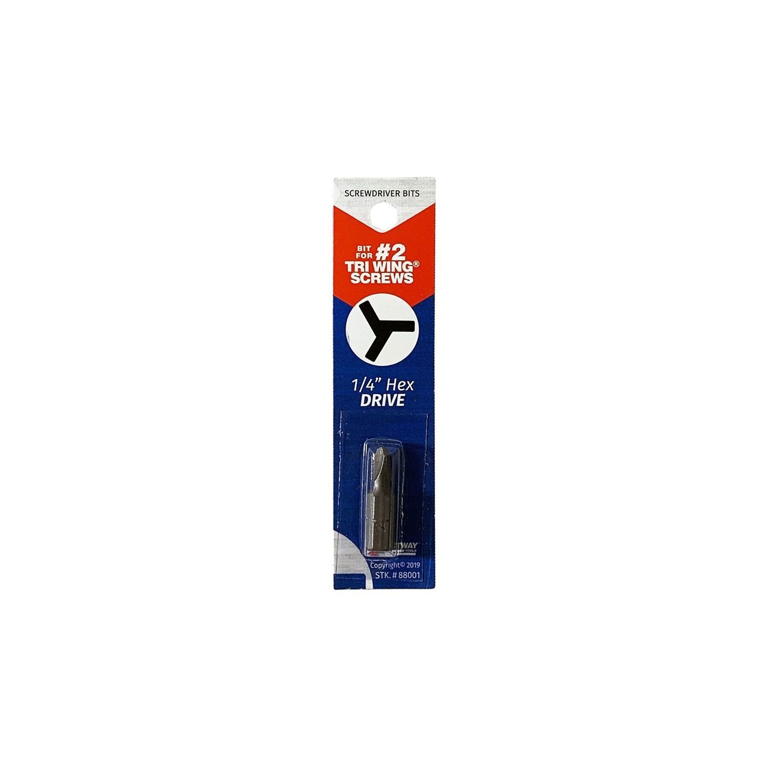 Best Way Tools Tri-Wing Torx #2 X 1 in. L Screwdriver Bit Carbon Steel 1 pc - Intensery