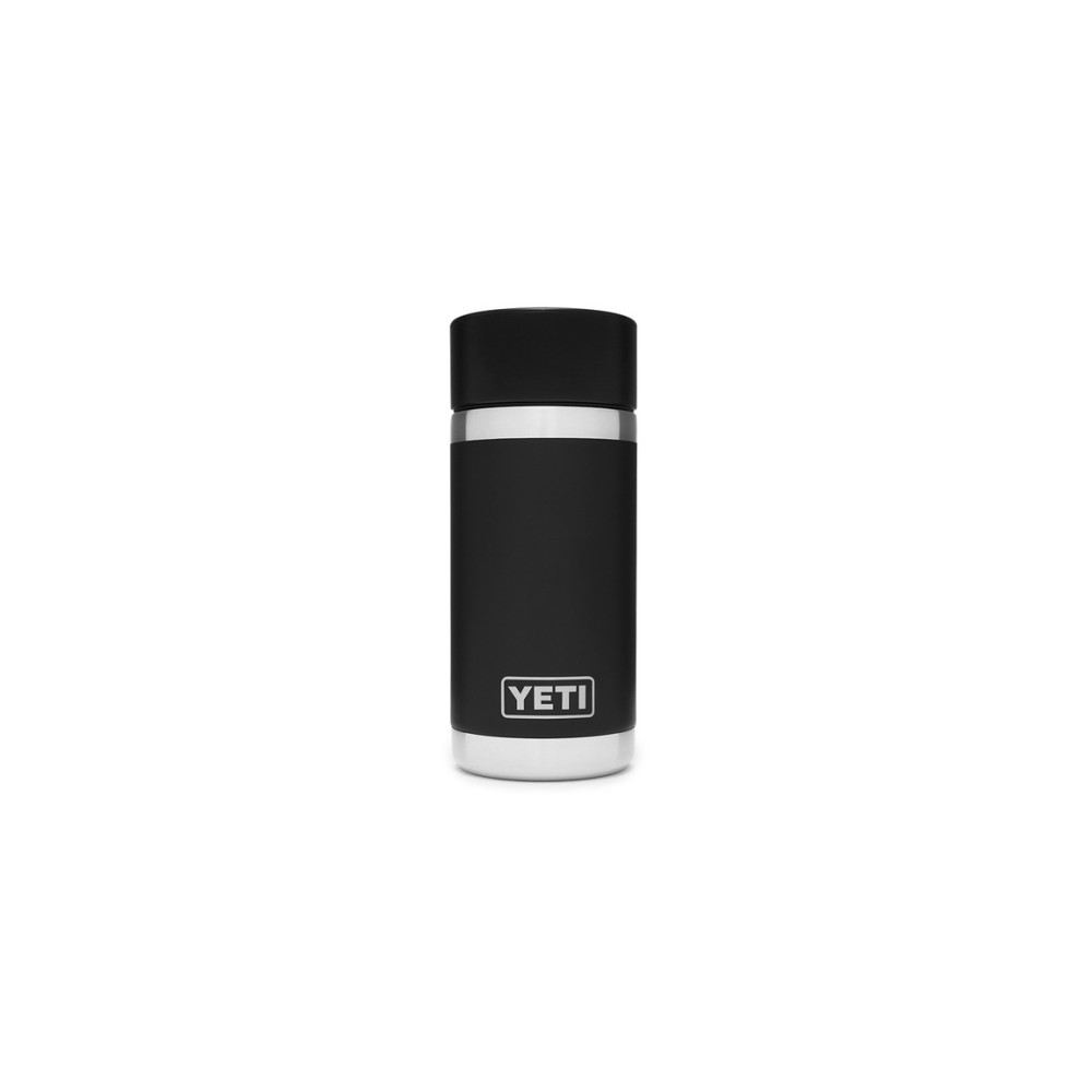 Yeti Black Rambler 12oz Bottle with Hotshot Cap - Intensery