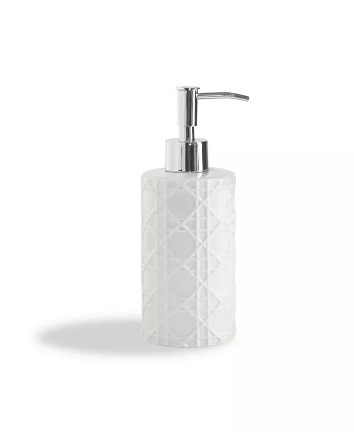 Cassadecor Embossed Porcelain Bath Accessories Collection - Intensery