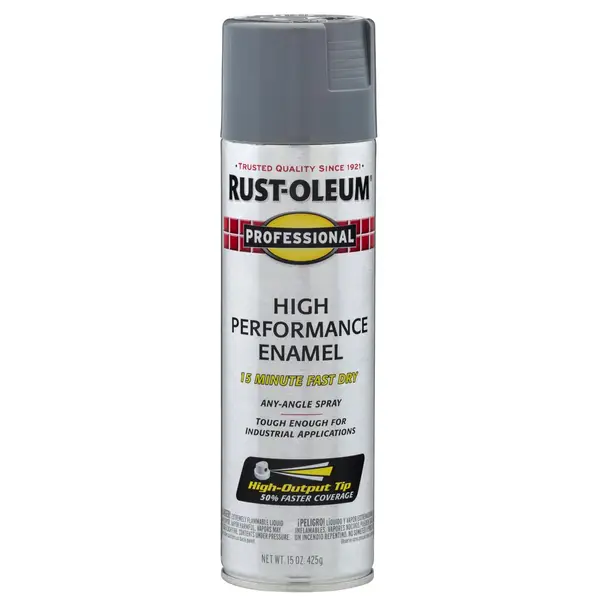 Rust-Oleum 15 oz Professional Gloss Dark Machine Gray Enamel Spray - Intensery