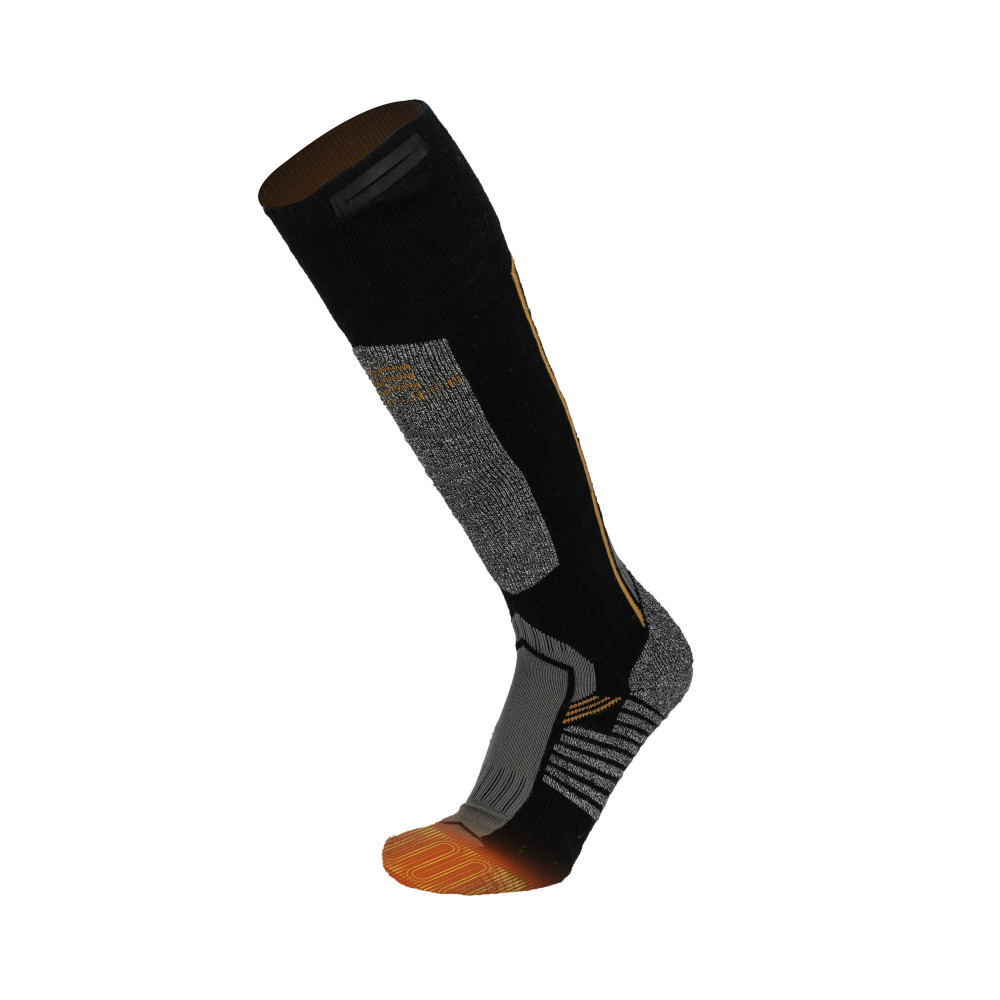 Mobile Warming Pro Compression Heated Socks Unisex Dark Gray Large - Intensery