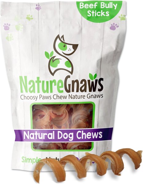 Nature Gnaws Bully Stick Springs 7 - 8\ - Intensery