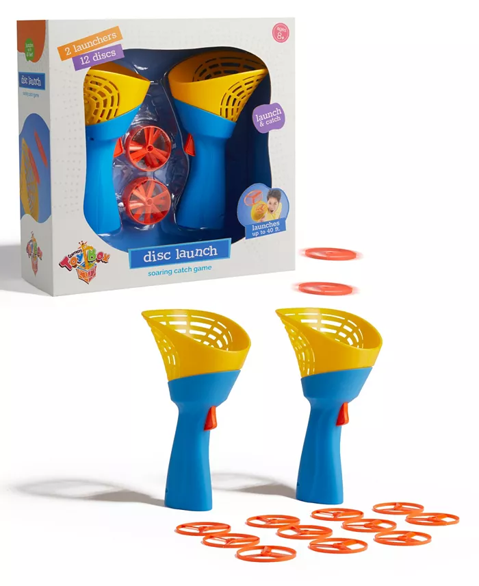 Geoffrey's Toy Box Soaring Disc Launch Catch Game - Intensery