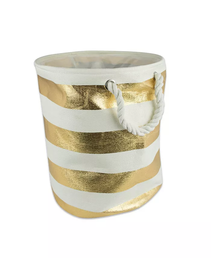 Design Imports Paper Bin Stripe Round Large - Intensery