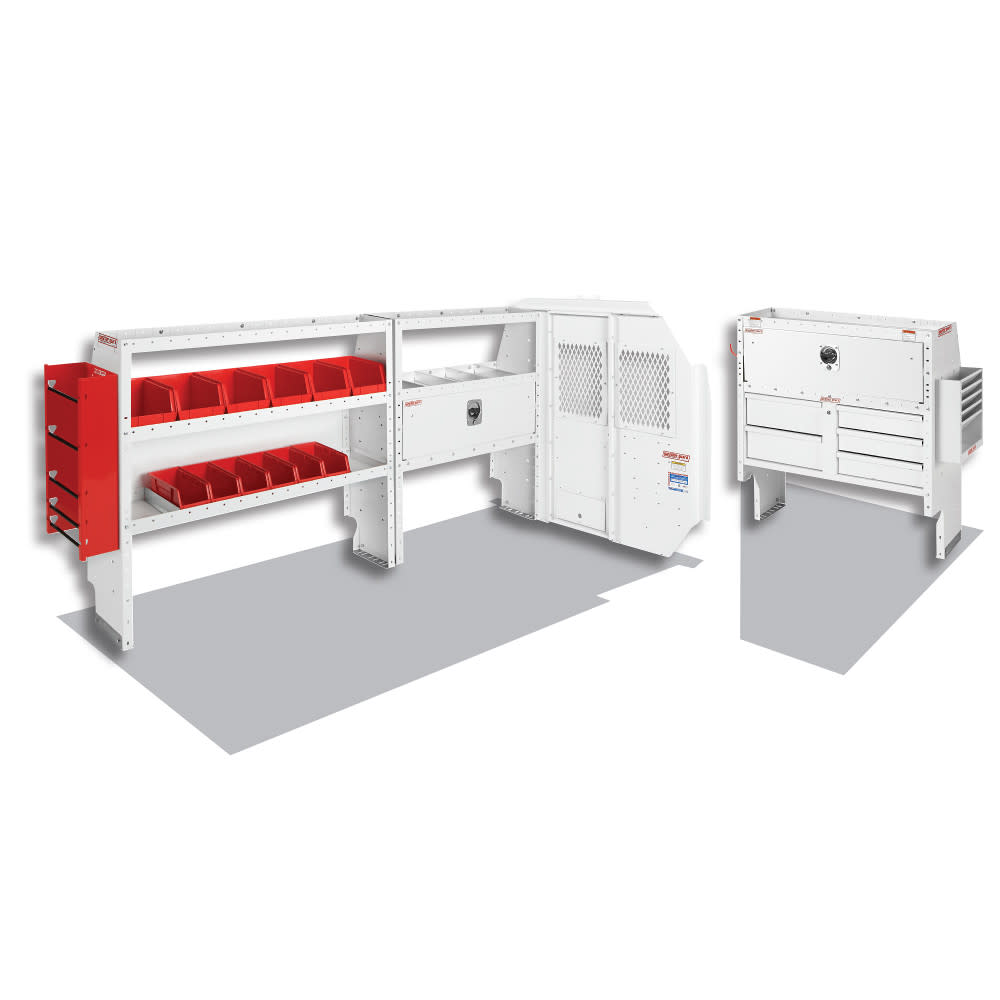 Electrical Contractor Package for Full-Size， 130 Inch Wheel Base Ford Transit Vans - Intensery