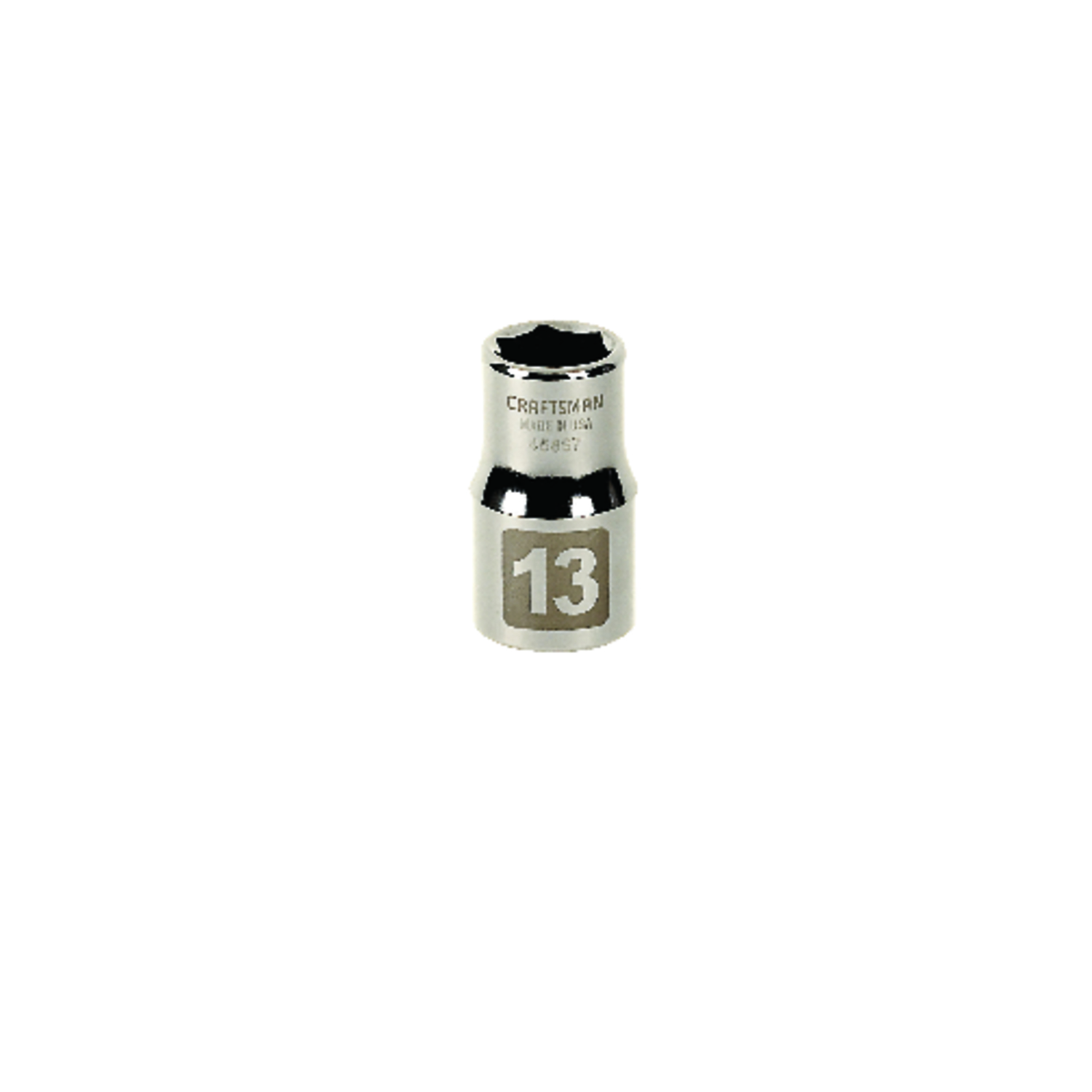 Craftsman 13 mm X 1/2 in. drive Metric 6 Point Standard Socket 1 pc - Intensery