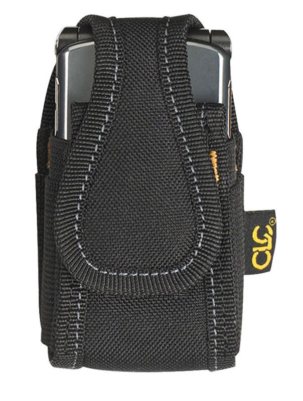 CLC 1 pocket Polyester Cell Phone Holder 2.3 in. L X 4.3 in. H Black - Intensery