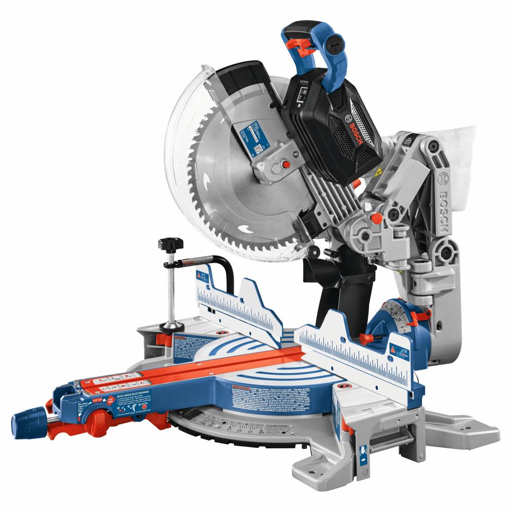 Bosch PROFACTOR Surgeon 12 Glide Miter Saw 18V Dual Bevel Bare Tool - Intensery