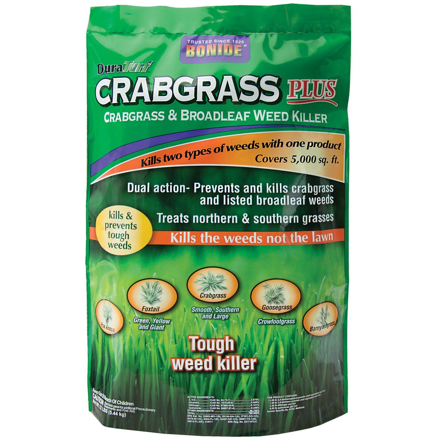 Bonide Duraturf Crabgrass Killer Granules 12 lb - Intensery