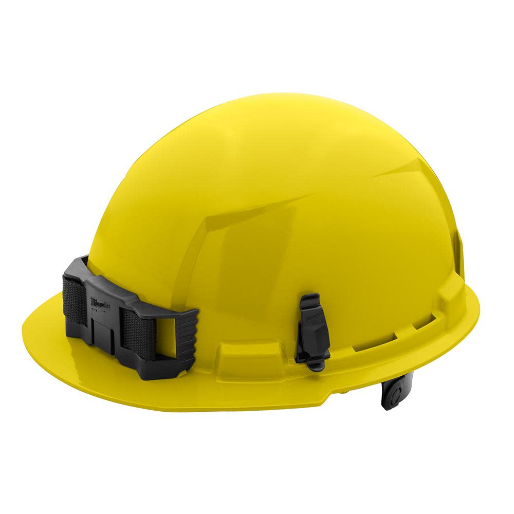Milwaukee Yellow Front Brim Hard Hat with 6pt Ratcheting Suspension Type 1 Class E 48-73-1122 from Milwaukee - Intensery