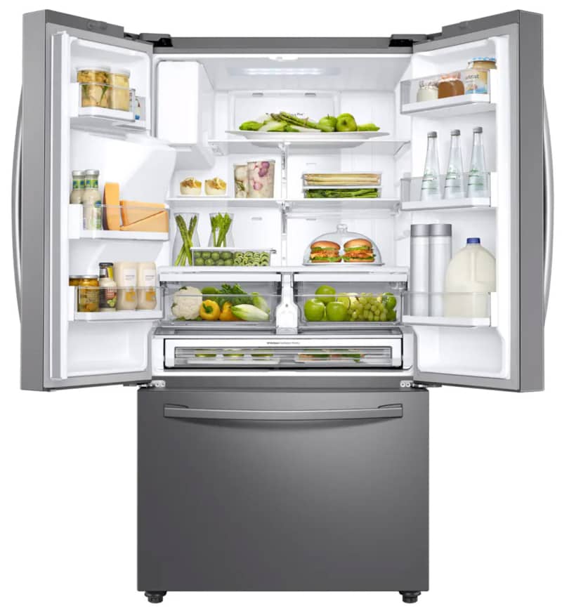 ADA 28 Cu. Ft. Fingerprint Resistant Stainless Steel 3-Door French Door Refrigerator With CoolSelect Pantry - Intensery