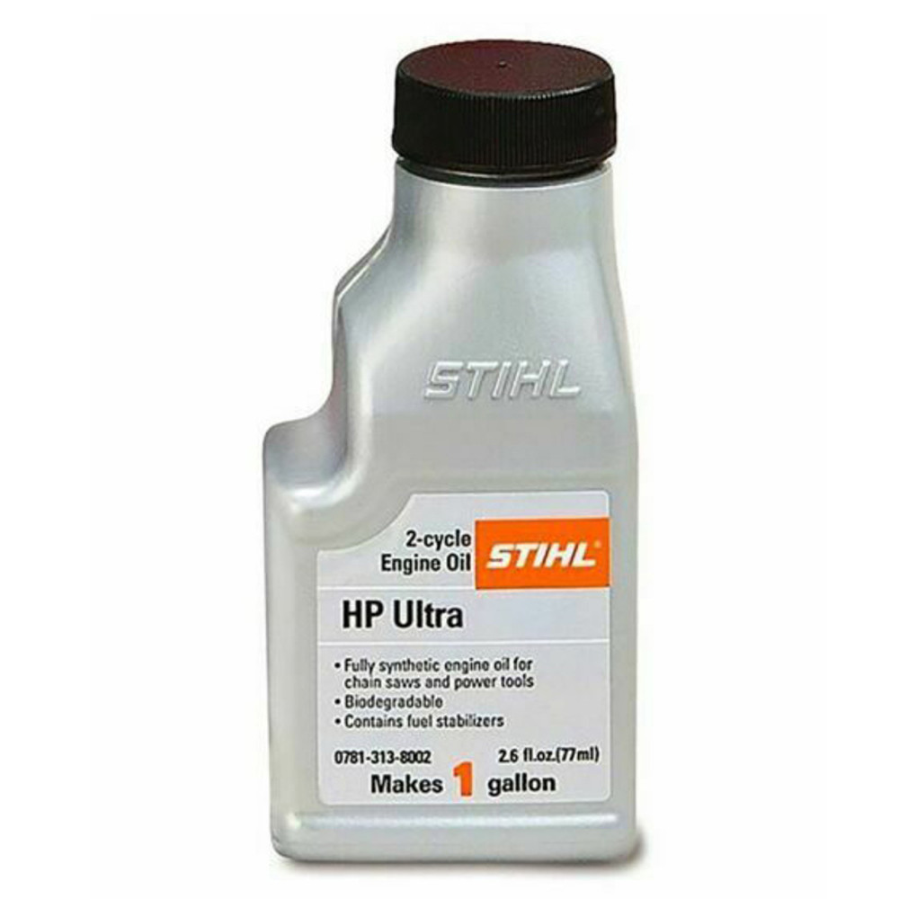 Stihl 2.6 oz Green 2-Cycle HP Ultra Fully Synthetic Engine Oil - Intensery