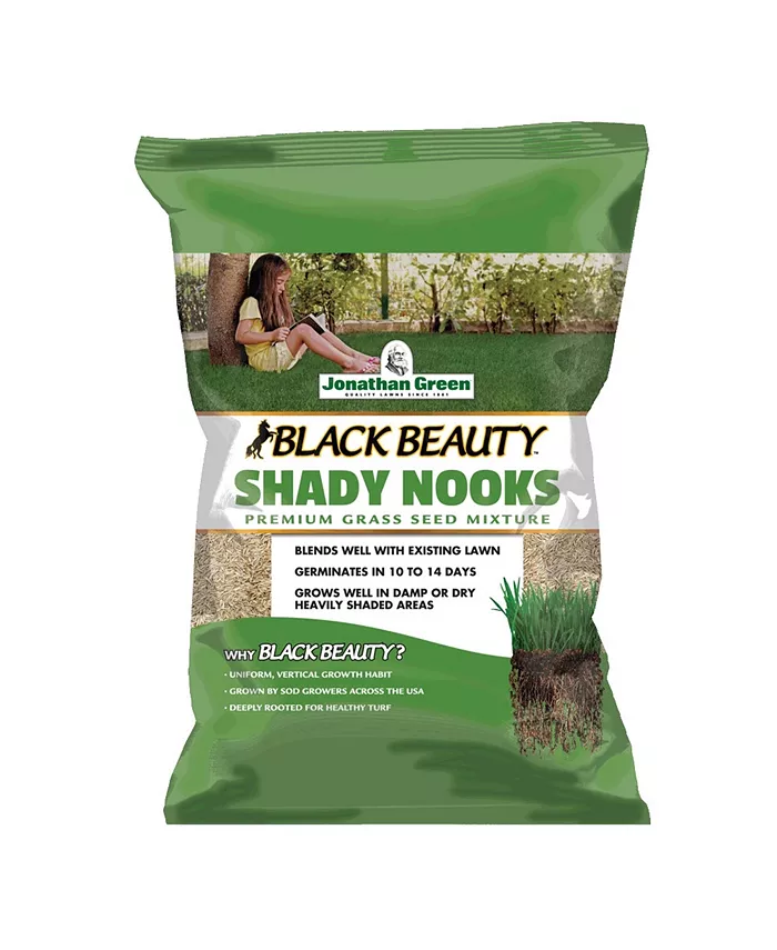 Jonathan Green (#11957) Black Beauty Shady Nooks Grass Seed - 3lb bag - Intensery