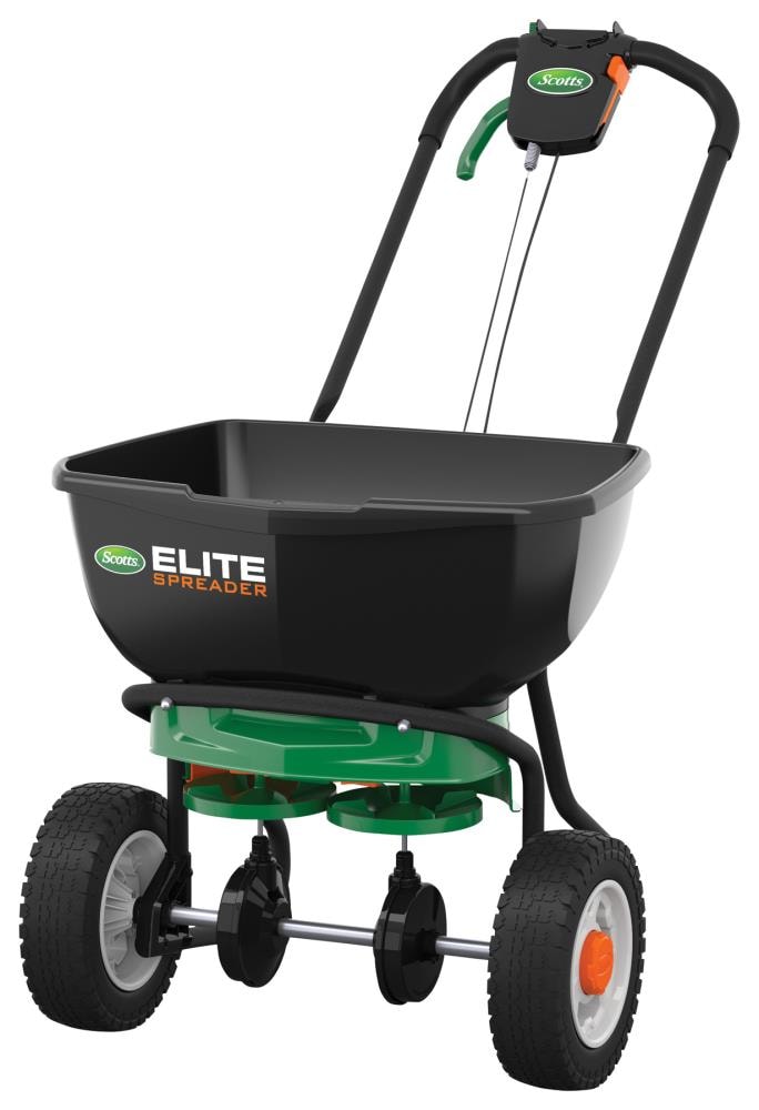 Scotts Elite Spreader 80-lb Broadcast Fertilizer Spreader 75902 - Intensery