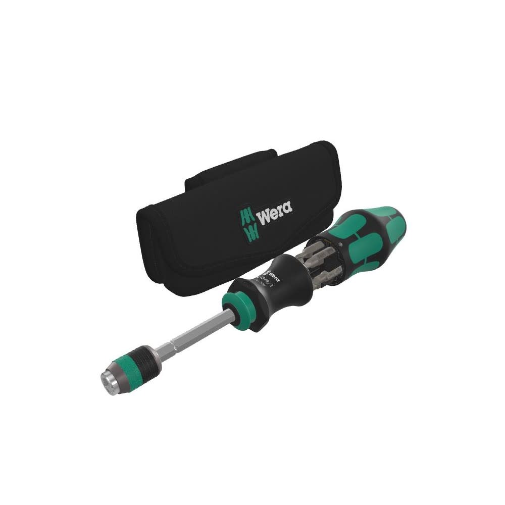 Wera 7pc Kraftform Kompakt 20 Compact Tools with Pouch - Intensery