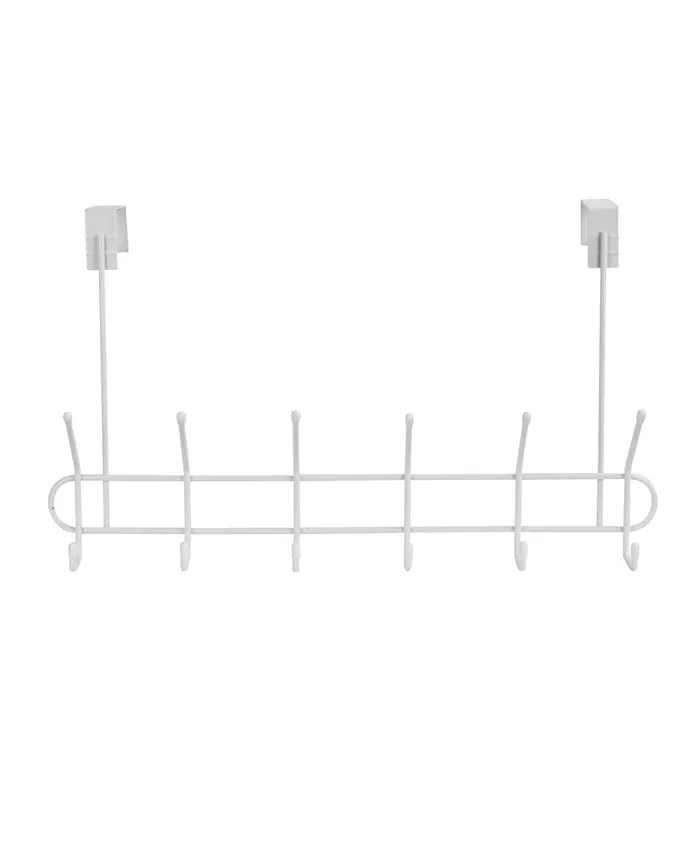 Spectrum Over The Door 6-Double Hook Rack - Intensery