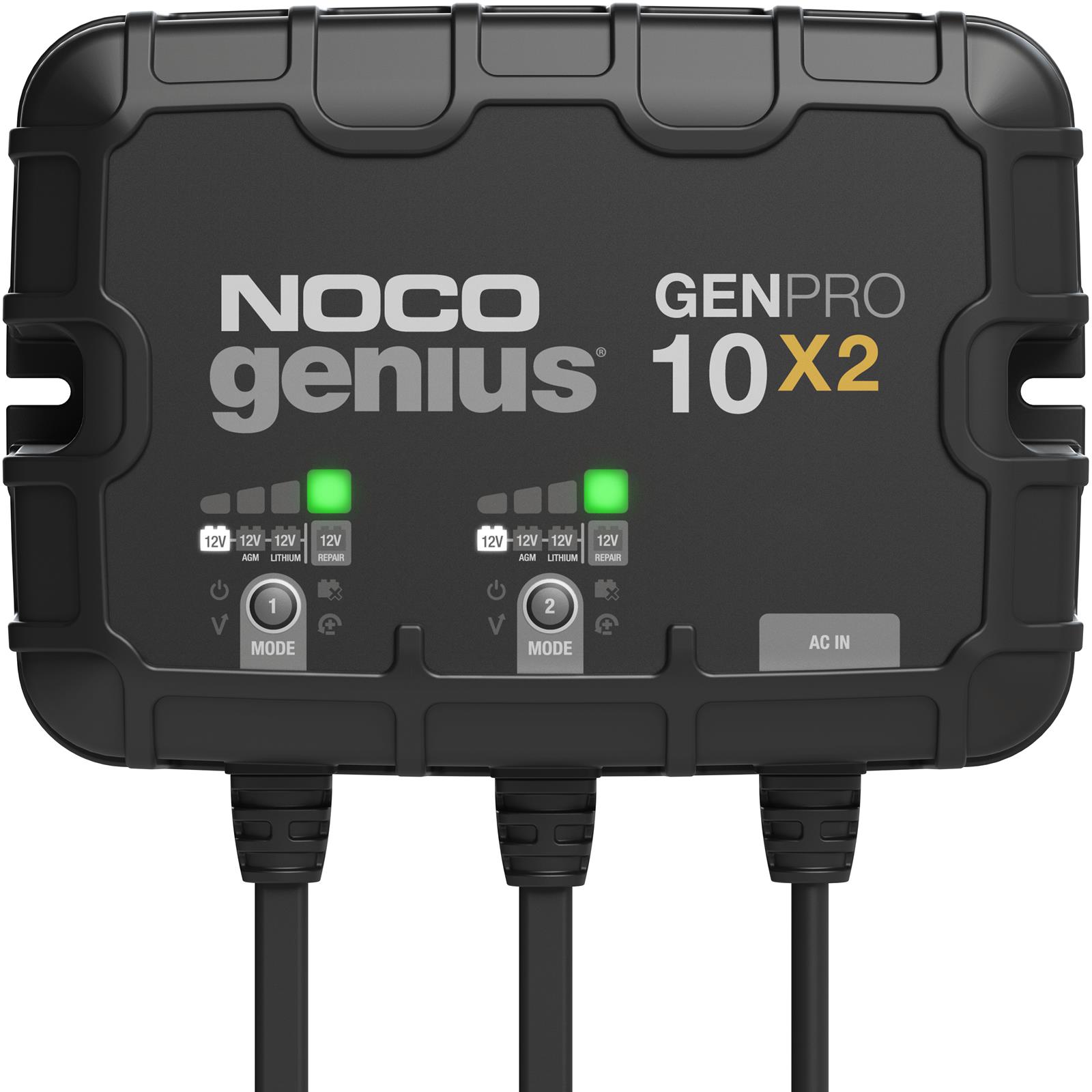 NOCO GENPRO10X2 NOCO Genius GENPRO 10X2 On-Board Battery Chargers - Intensery