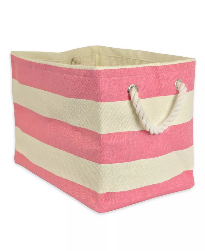 Design Imports Paper Bin Stripe Rectangle Large - Intensery