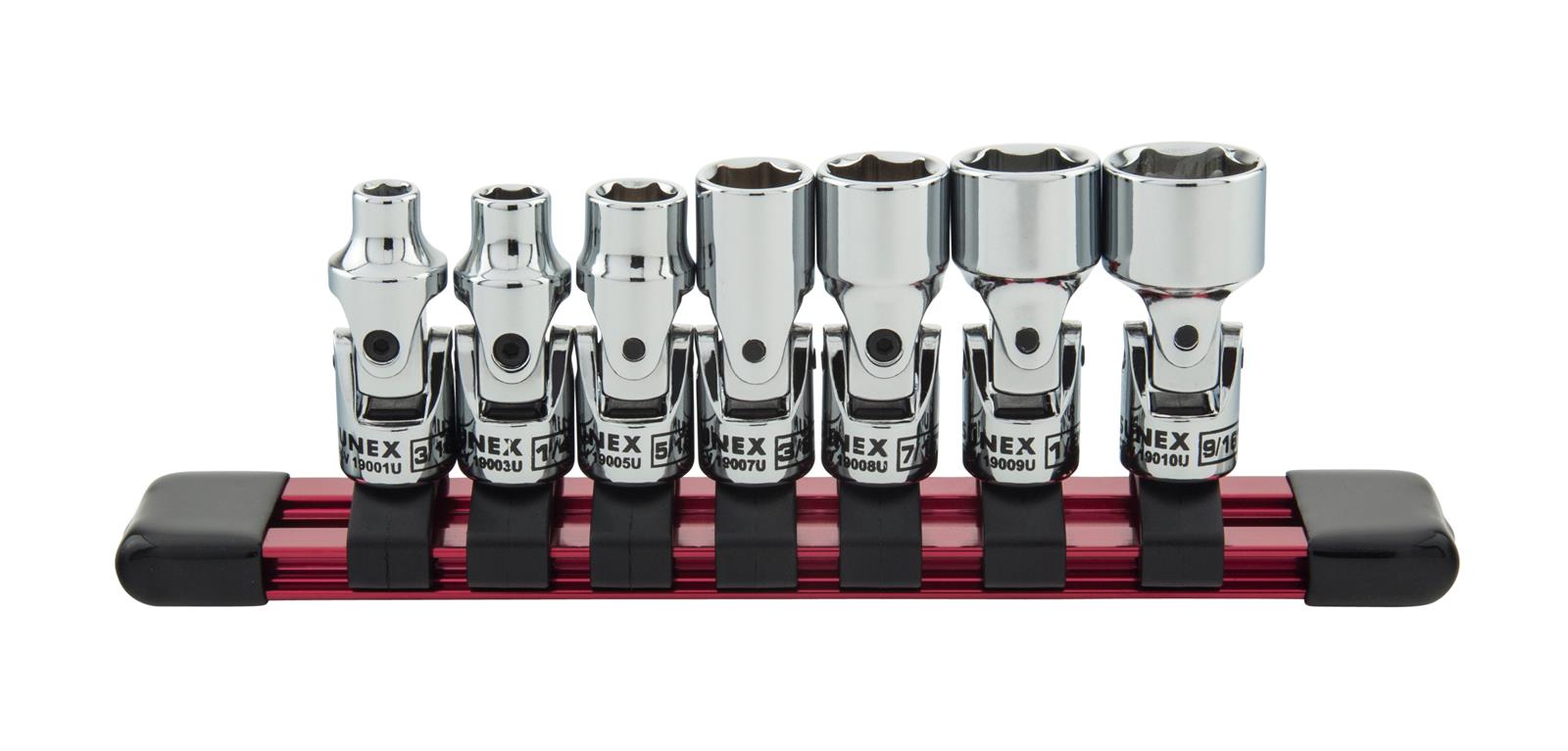 Sunex 19000U Sunex Tools SAE and Metric Chrome Socket Sets - Intensery