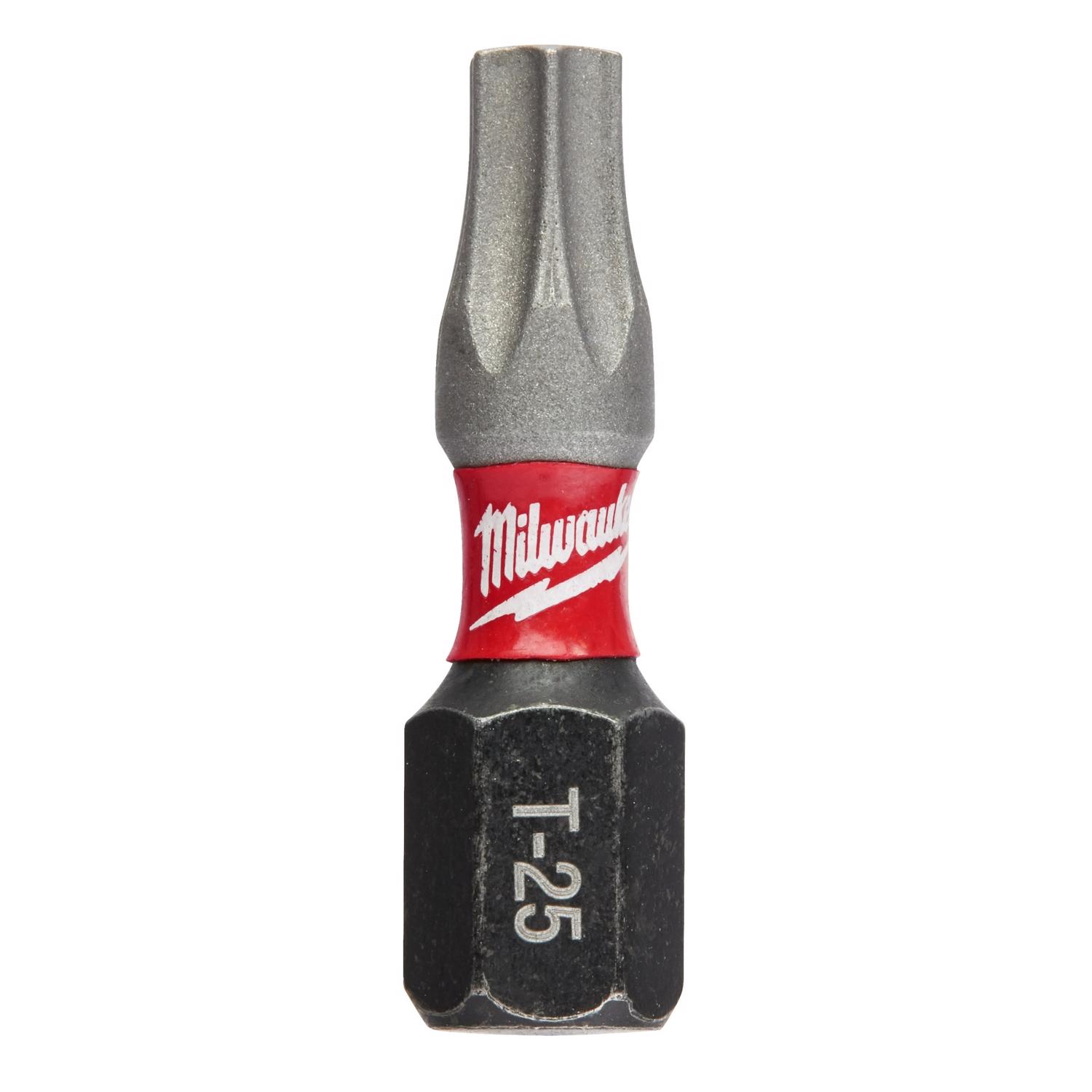 Milwaukee Shockwave Torx T25 X 1 in. L Impact Insert Bit Set Steel 15 pc - Intensery