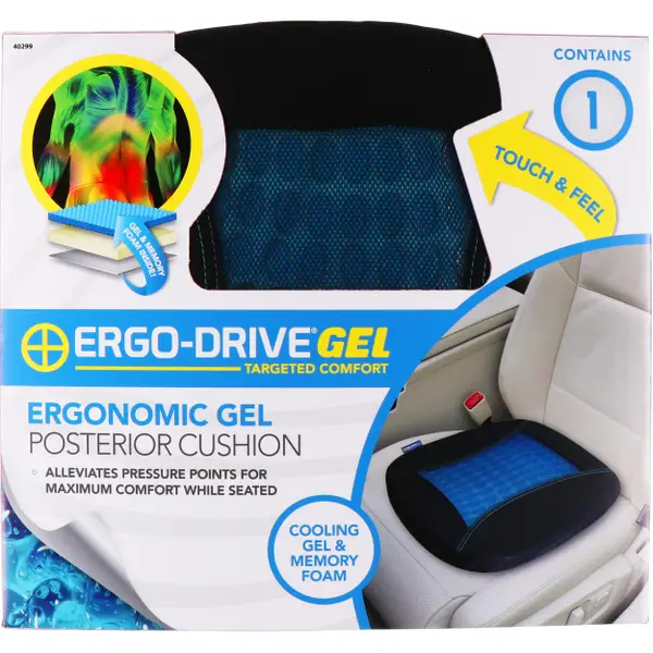 Ergo-Drive Ergonomic Gel Posterior Cushion - Intensery