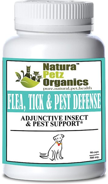 Natura Petz Organics Flea + Tick Dog Supplement - Intensery